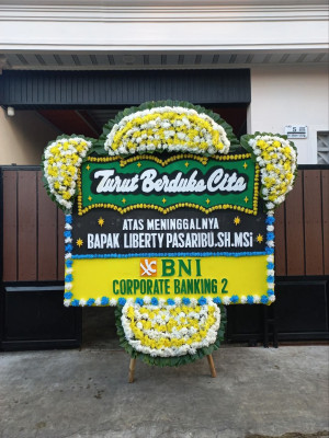Papan Bunga Duka di Jakasetia