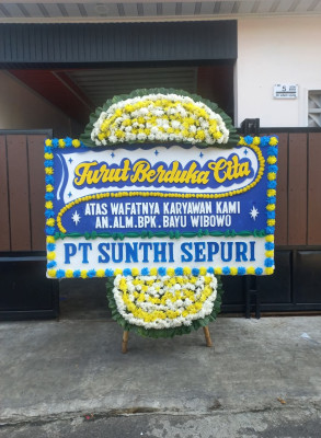 Papan Bunga Duka di Jakasetia