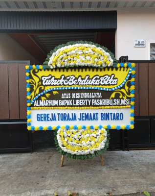 Papan Bunga Duka di Jakasetia