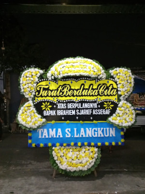 Papan Bunga Duka di Jakasetia